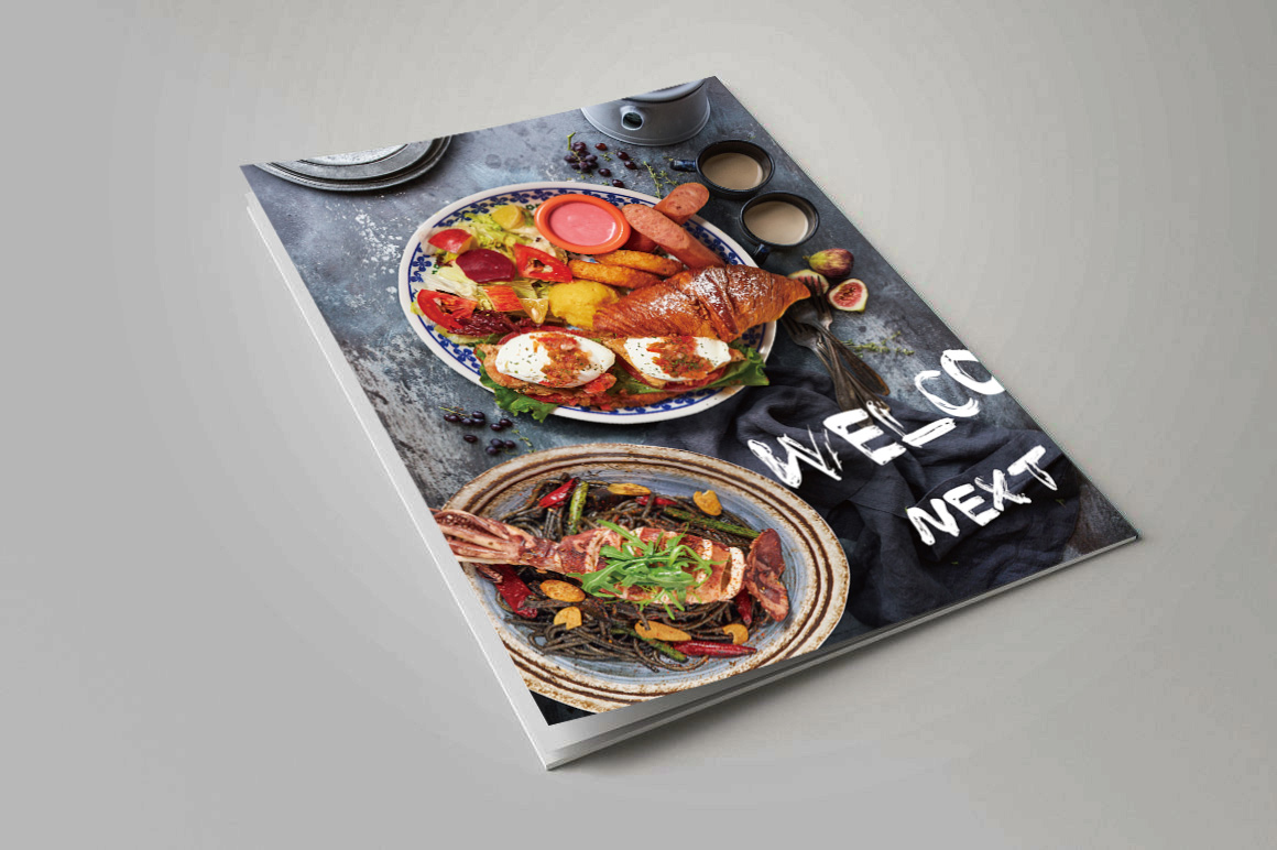 美式餐廳菜單設計-平面作品